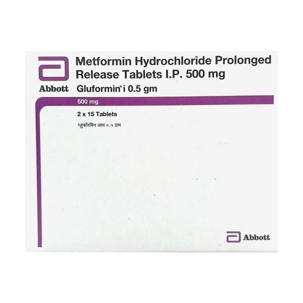 Gluformin I 0.5gm Tablet 15'S