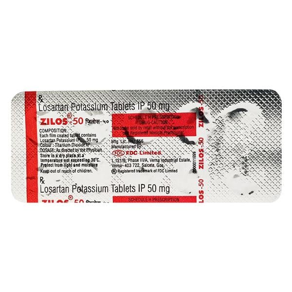 Zilos 50mg Tablet 10'S