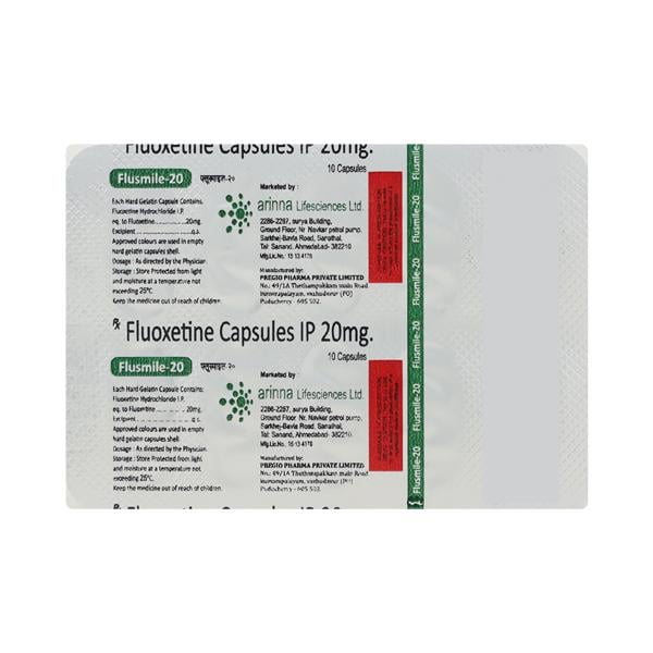 FLUSMILE 20mg Capsule 10's