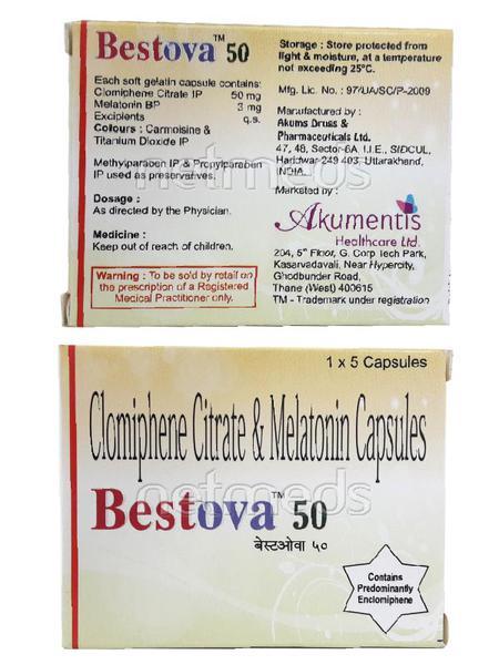 Bestova 50mg Capsule 5'S