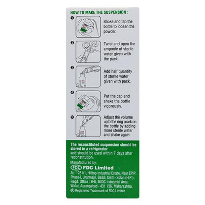 ZIFI 100mg DRY Syrup 30ml