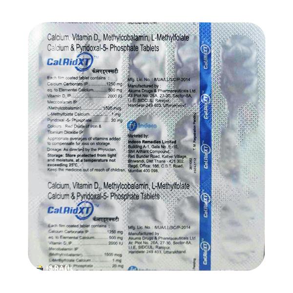CALAID XT Tablet 15's