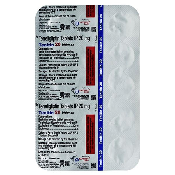 TENITIN 20 Tablet 15's