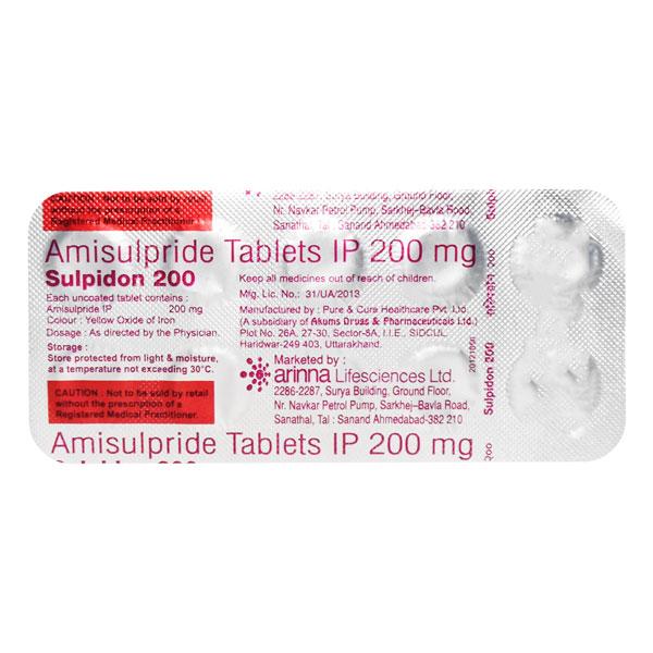 Sulpidon 200mg Tablet 10'S