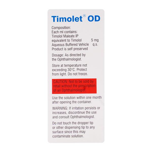 Timolet OD Eye Drops 3ml