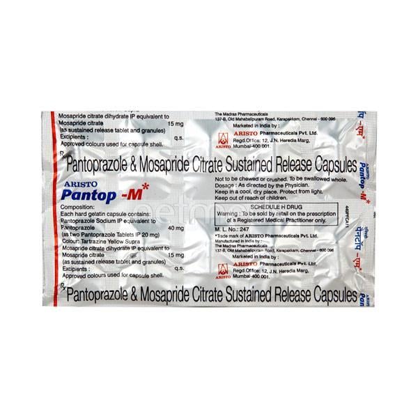 Pantop M Capsule 10'S