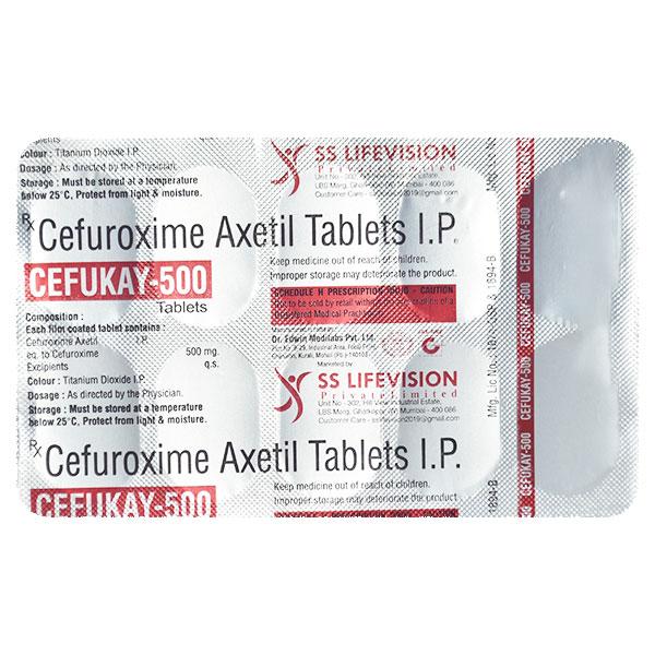 CEFUKAY 500 Tablet 10's