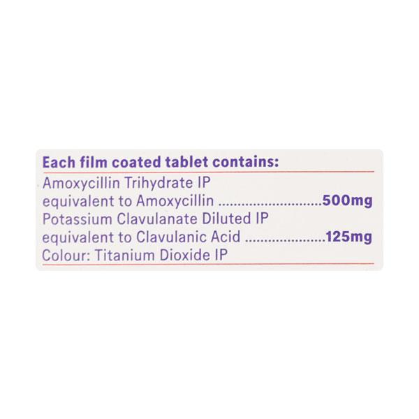 Clamp 625mg Tablet 10'S