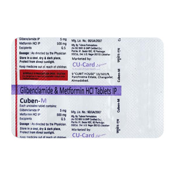 CUBEN M Tablet 10's