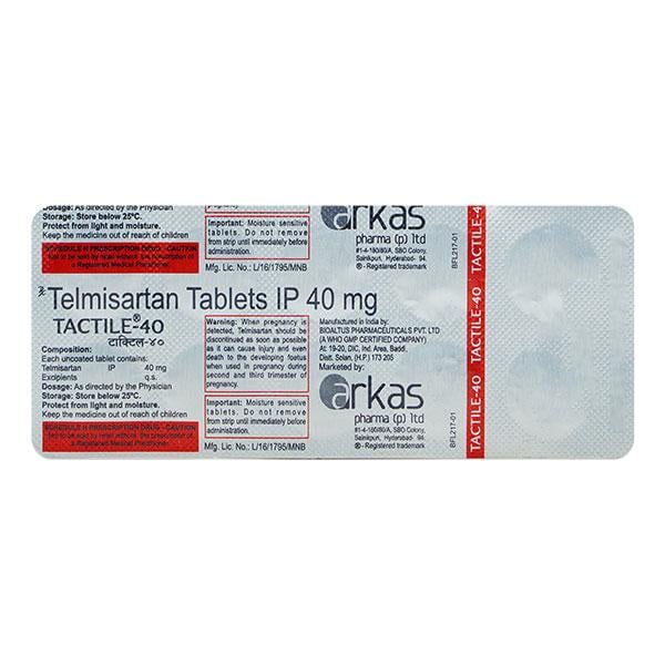 TACTILE 40mg Tablet 10's