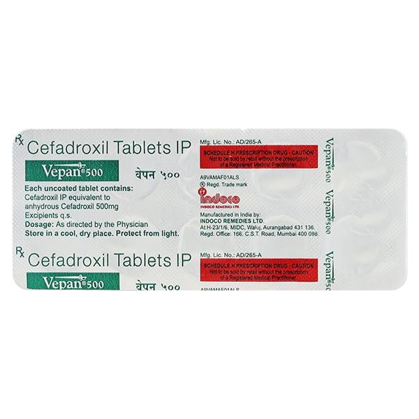 Vepan 500mg Tablet 10'S