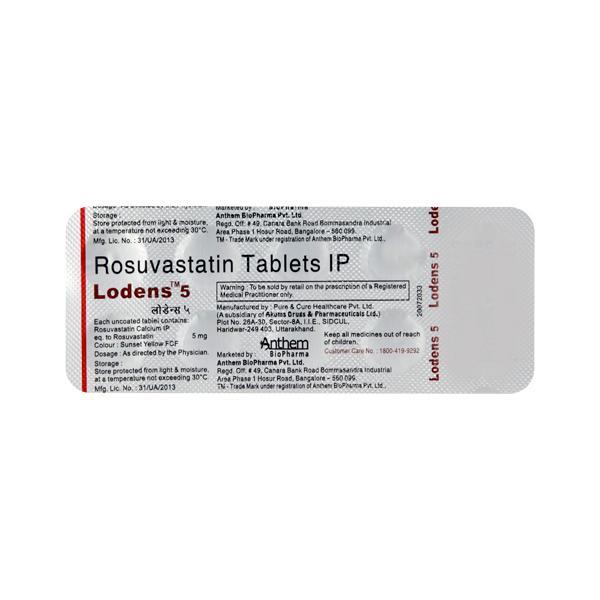 Lodens 5mg Tablet 10'S