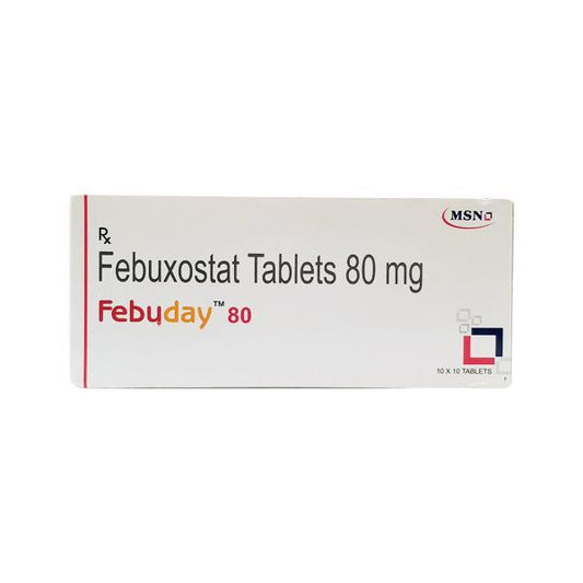Febuday 80mg Tablet 10'S