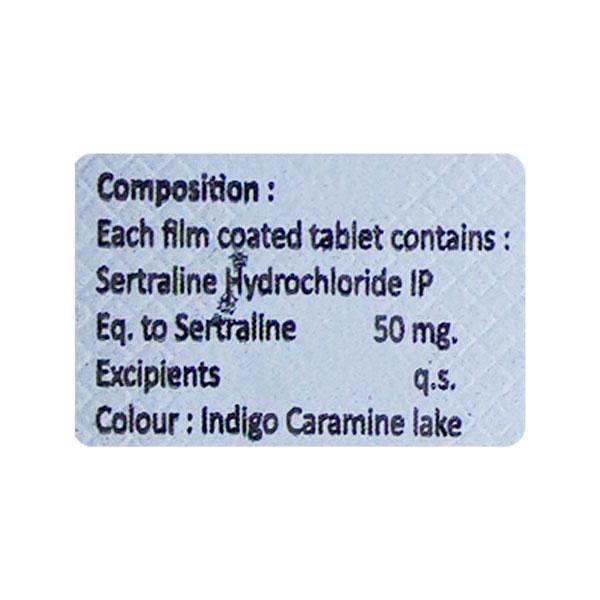 SERTIN 50MG TABLET 10'S