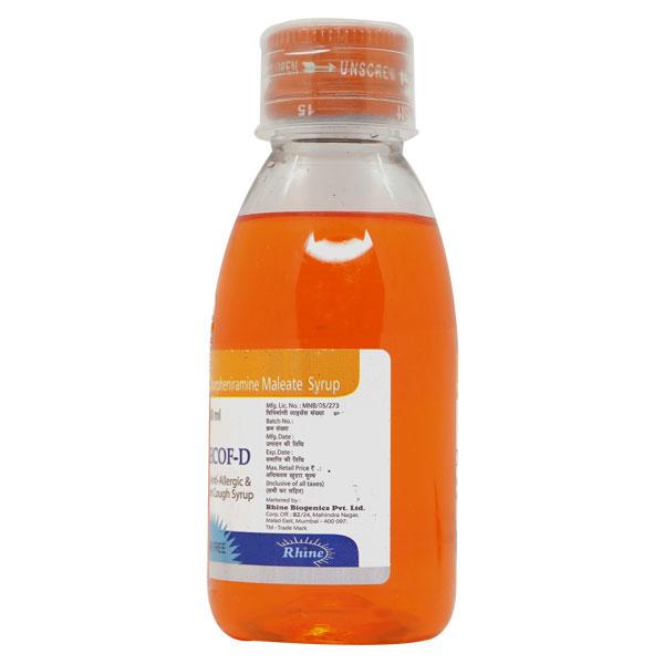 SUFRECOF D Sugar Free Syrup 100ml