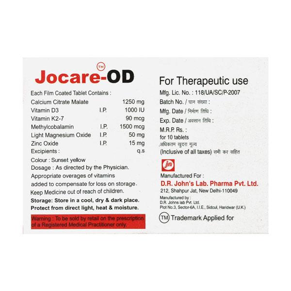 Jocare OD Tablet 10'S