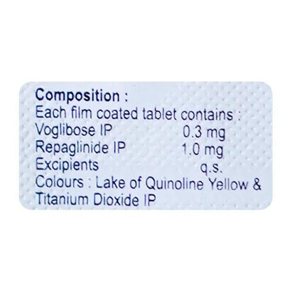 VOLGA R 1/0.3 Tablet 10's
