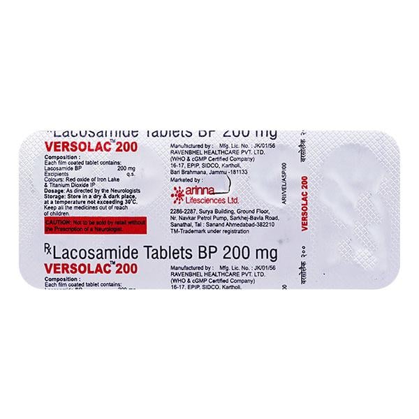 VERSOLAC 200 Tablet 10's