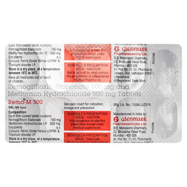 REMO M 500mg Tablet 10's