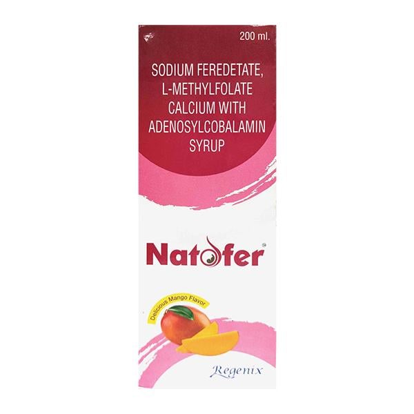 NATOFER Delicious Mango Flavor Syrup 200ml