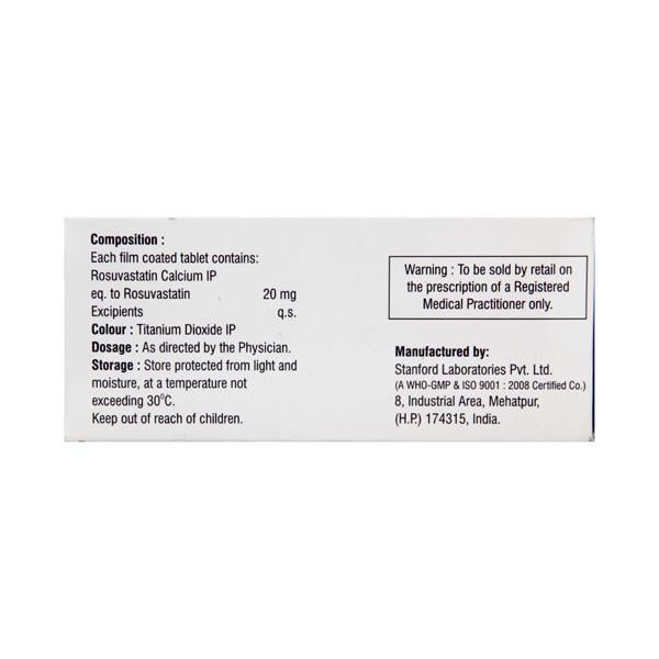Roslaren 20mg Tablet 10'S