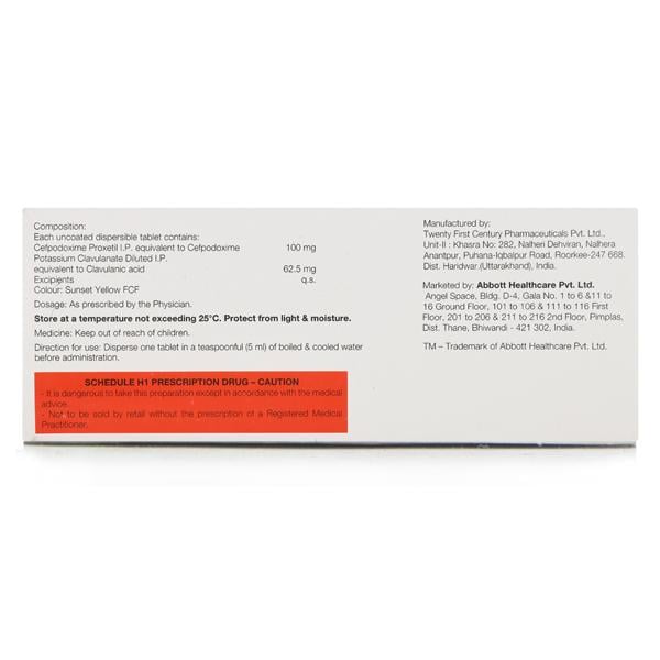 Cefchamp DT 100mg Tablet 10'S