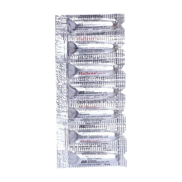 HALLENS ADULT (3G) Suppositories 2X7's