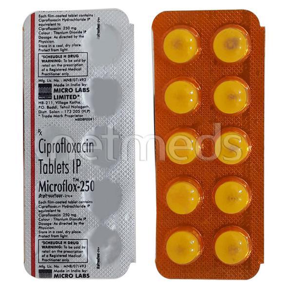 Microflox 250mg Tablet 10'S