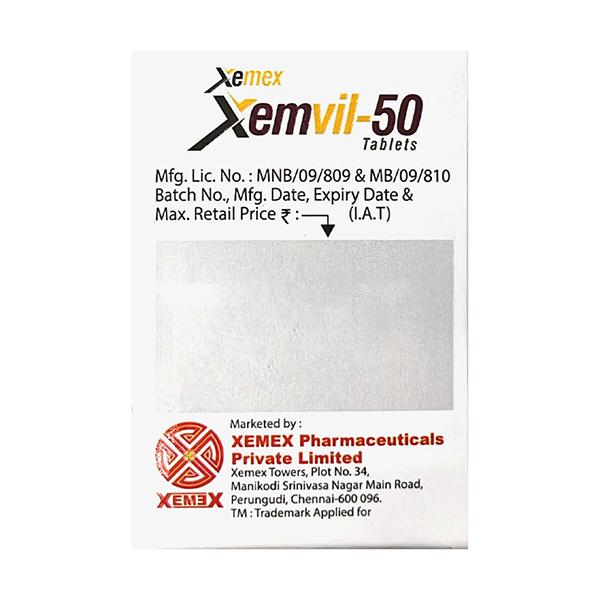 XEMVIL 50 Tablet 15's