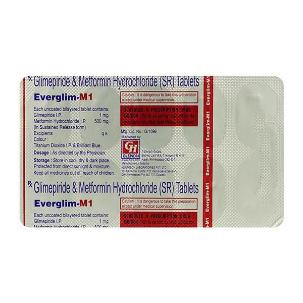 EVERGLIM M 1 Tablet 10's