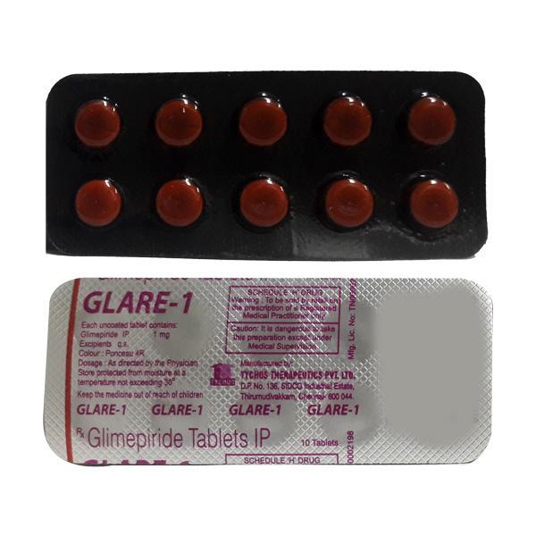 Glare 1mg Tablet 10'S