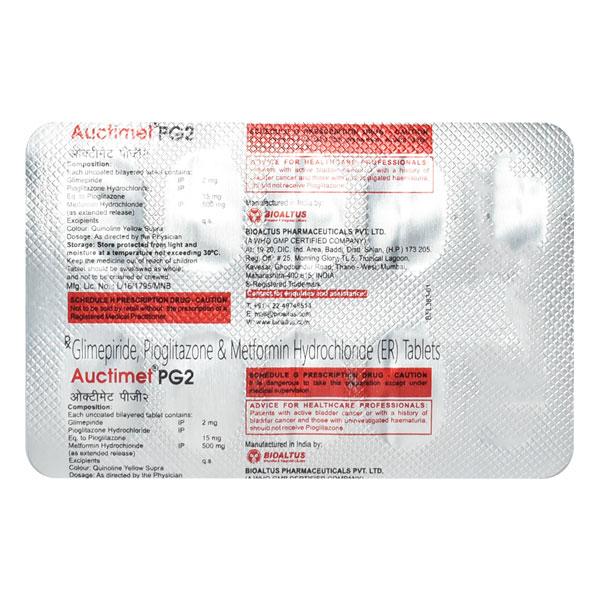 AUCTIMET PG 2mg Tablet 10's