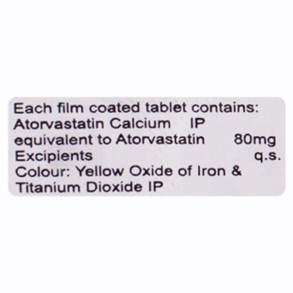 LIPITAB 80 Tablet 10's