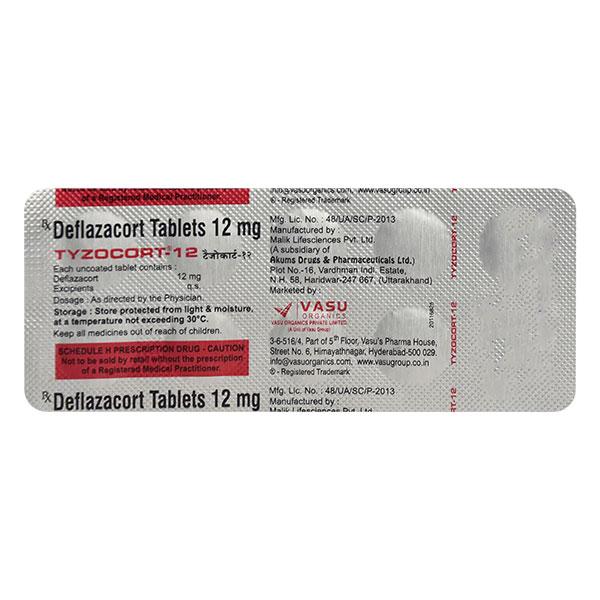 TYZOCORT 12 Tablet 10's