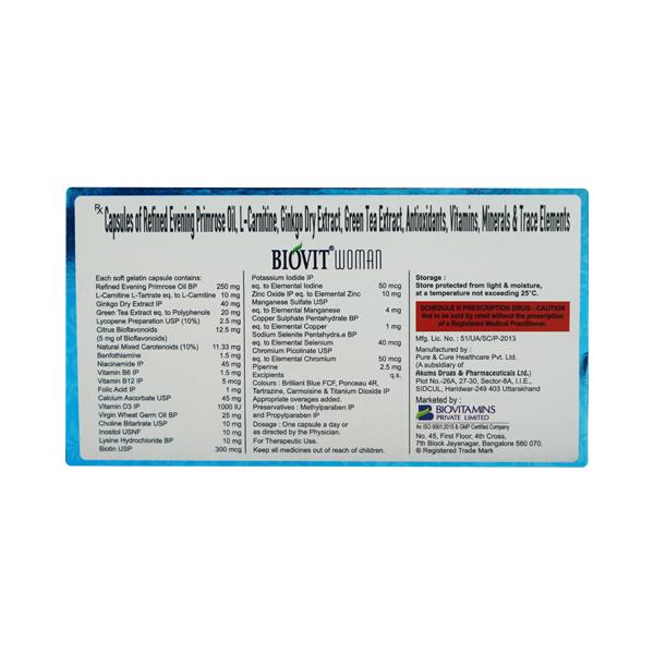 BIOVIT WOMAN Capsule 10's