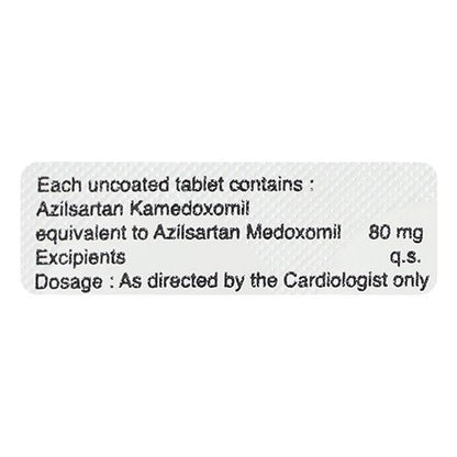 Zilsar 80mg Tablet 10'S