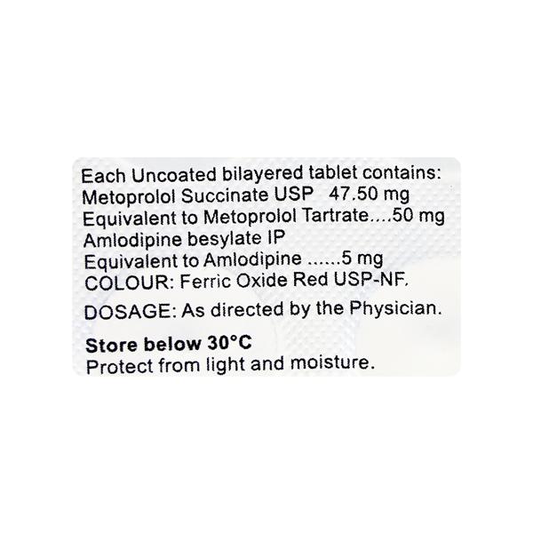 Metonce AM 50/5mg Tablet 10'S