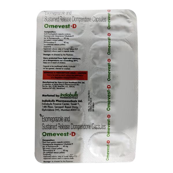 OMEVEST D 40mg Capsule 10's