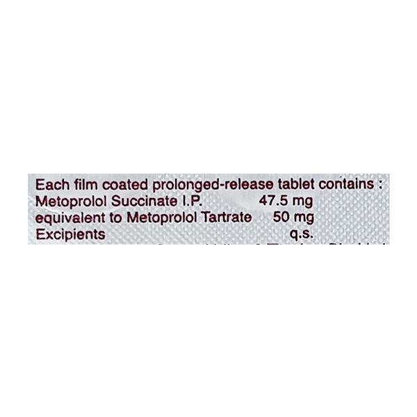 Metocard XL 50mg Tablet 10'S