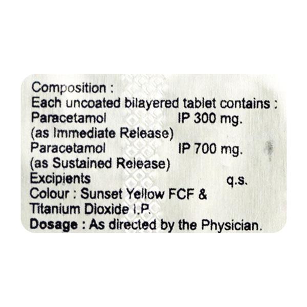 PARVON SR 1000 Tablet 10's