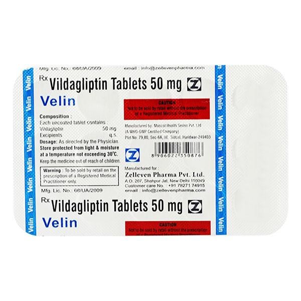 VELIN 50mg Tablet 15's