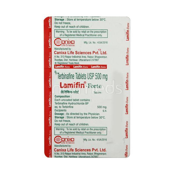 Lamifin Forte 500mg Tablet 7'S