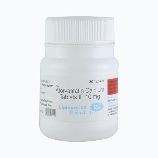 Lipicure 10mg Tablet 30'S