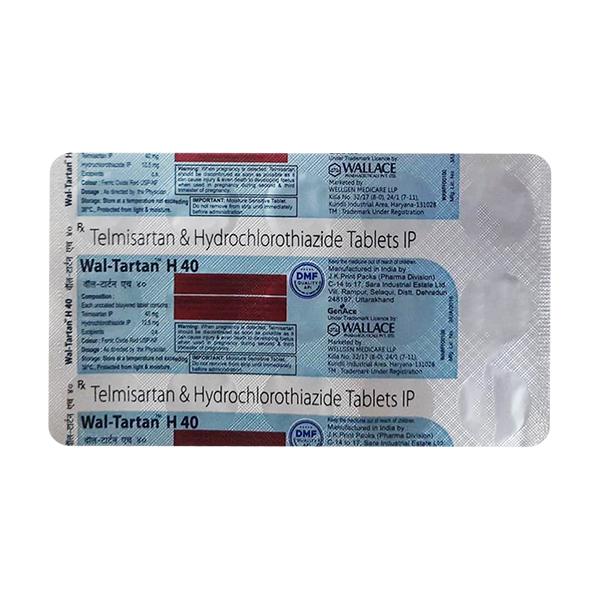 WAL TARTAN H 40 Tablet 15's