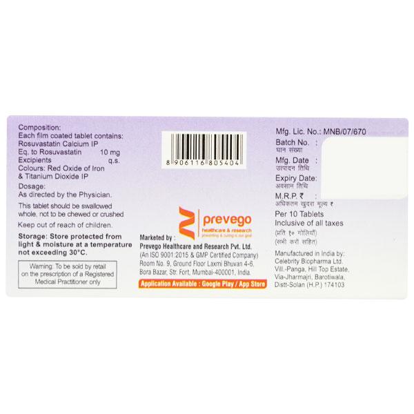 ROVASDAY 10 Tablet 10's