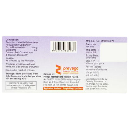 ROVASDAY 10 Tablet 10's