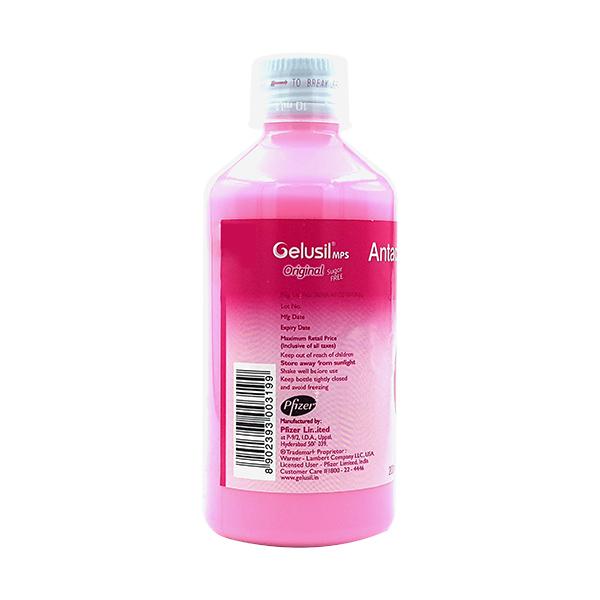 GELUSIL MPS ORIGINAL MINT FLAVOUR SUGAR FREE Liquid 200ml