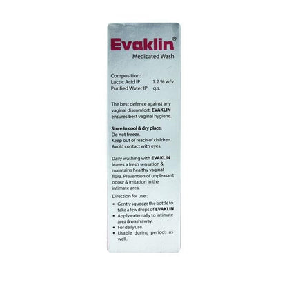 Evaklin Medicated Wash 100ml