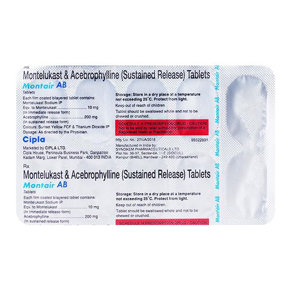 MONTAIR AB Tablet 10's