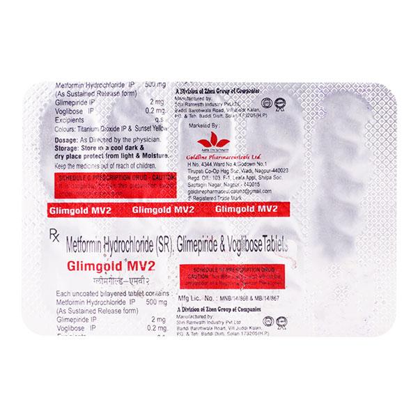 Glimgold Mv2 Tablet 10'S